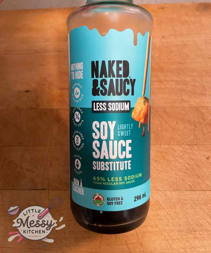 bottle of soy sauce substitute