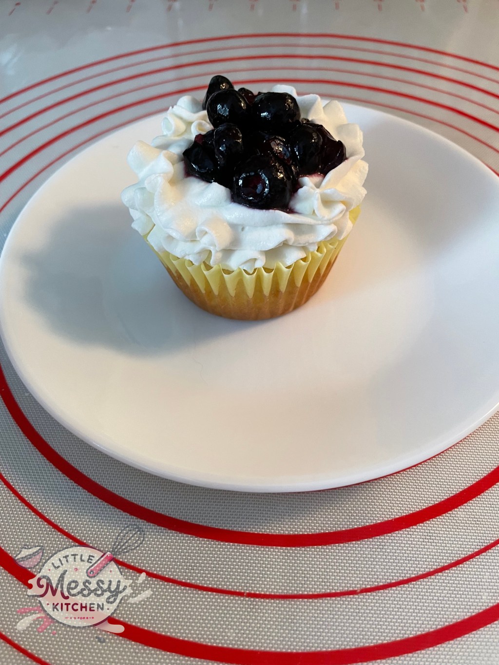 Blueberry Shortcake Cupcakes