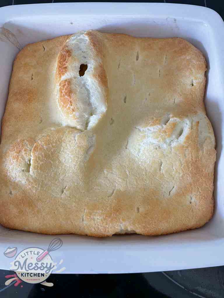 Pastry cooling after second baking.