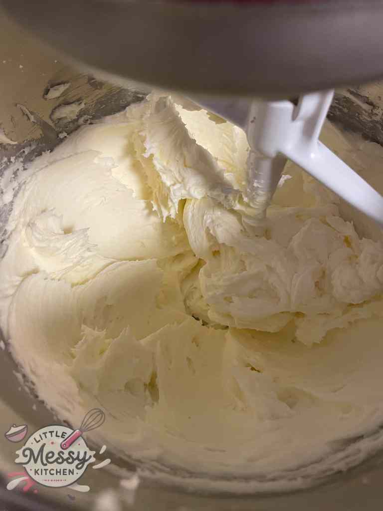 Butter whipped in a stand mixer