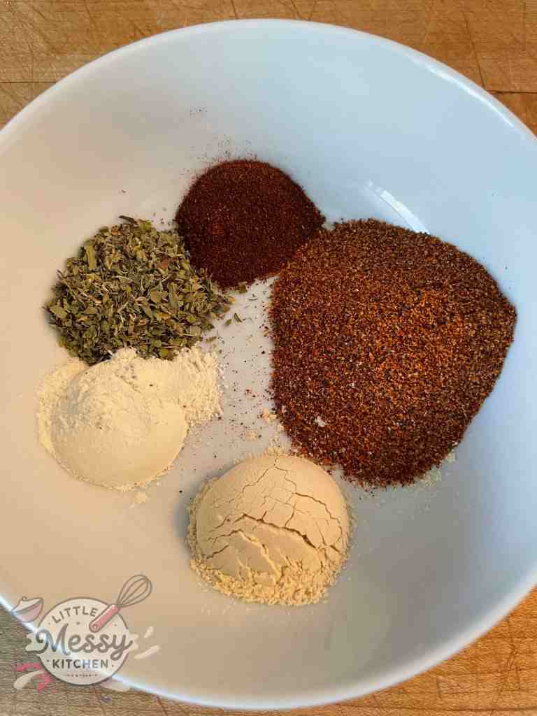 Spices in a bowl.