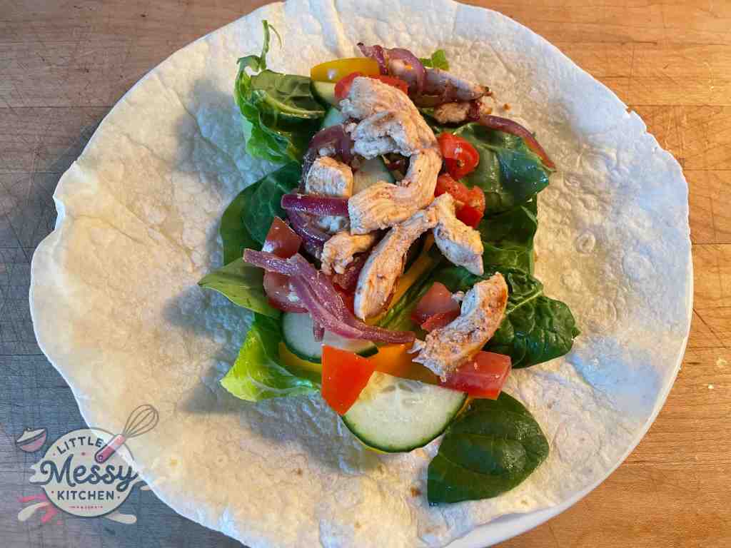 Chili-Lime Chicken Wraps