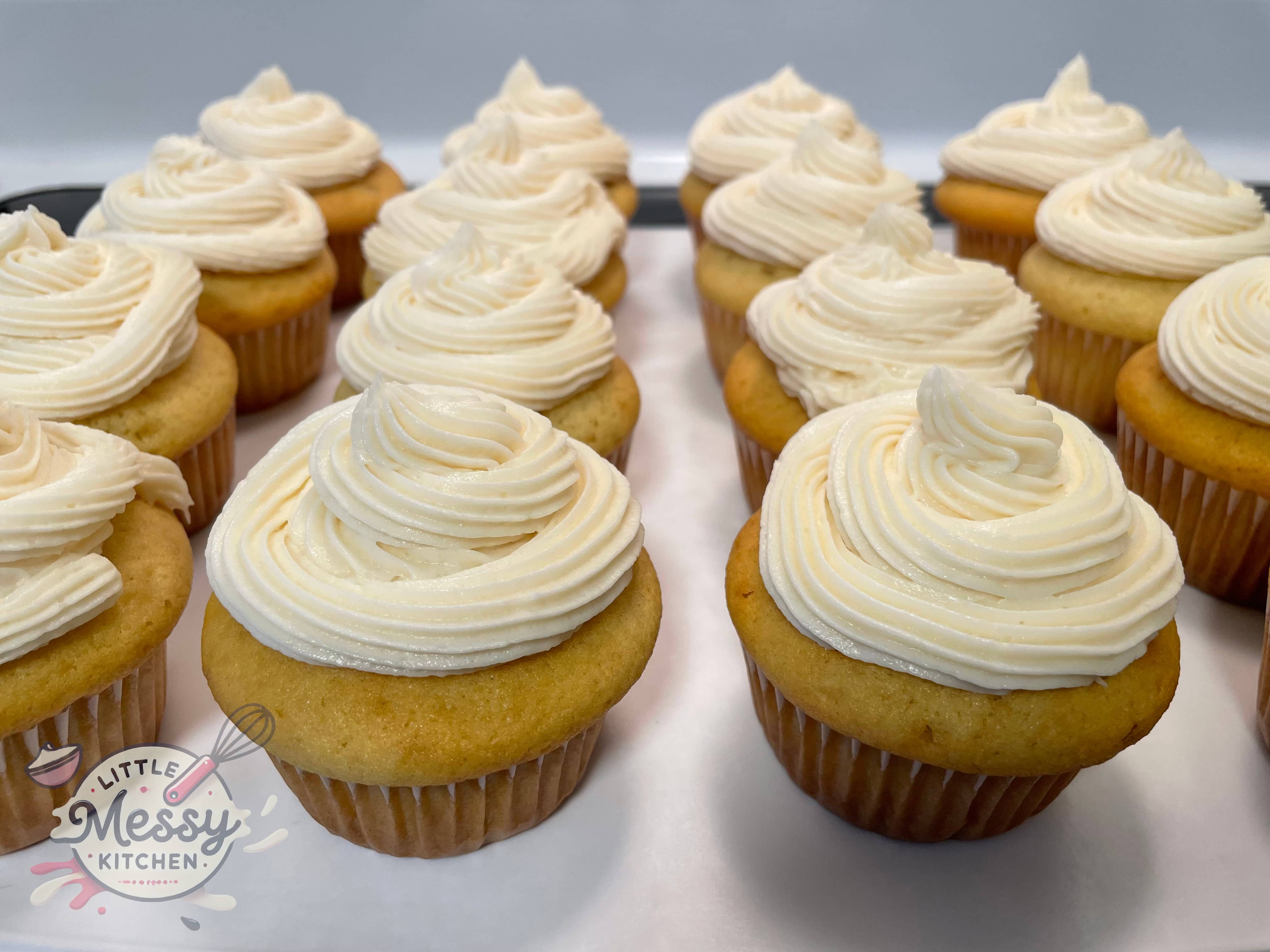 Ultimate Vanilla Cupcakes