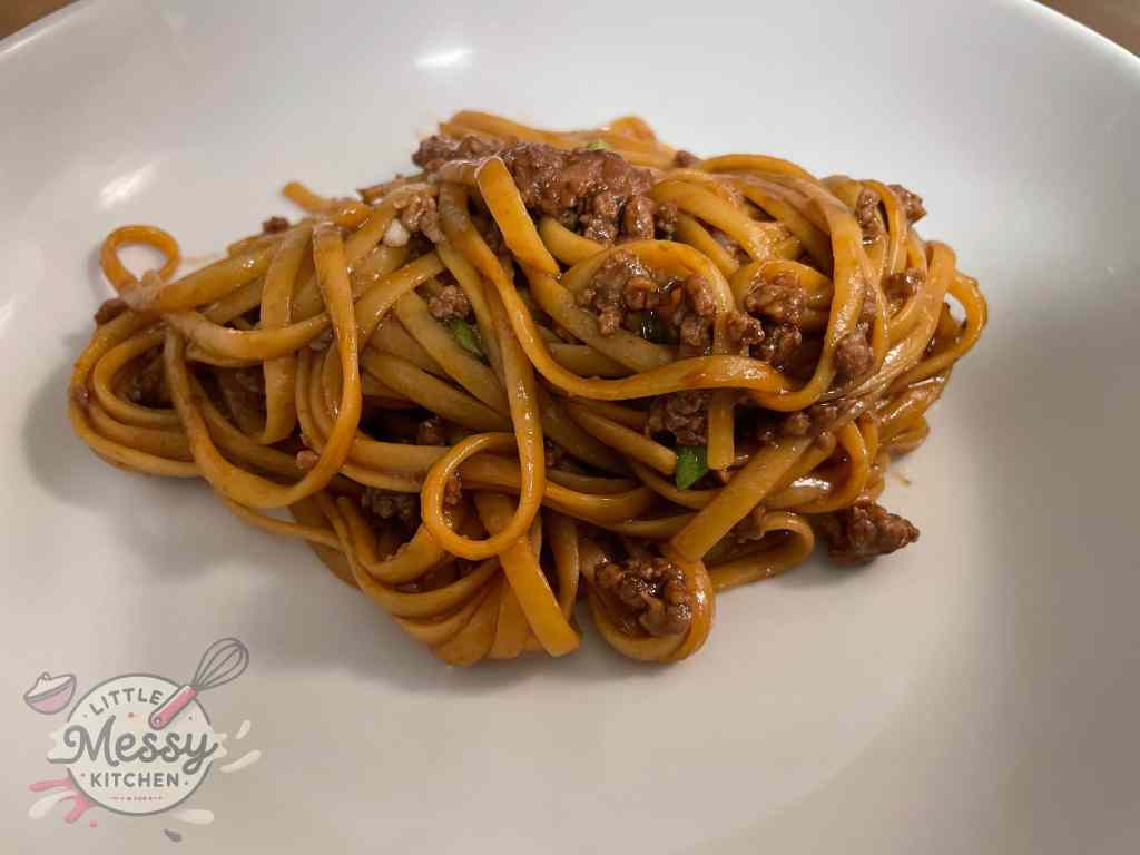 Mongolian-Style Beef Noodles