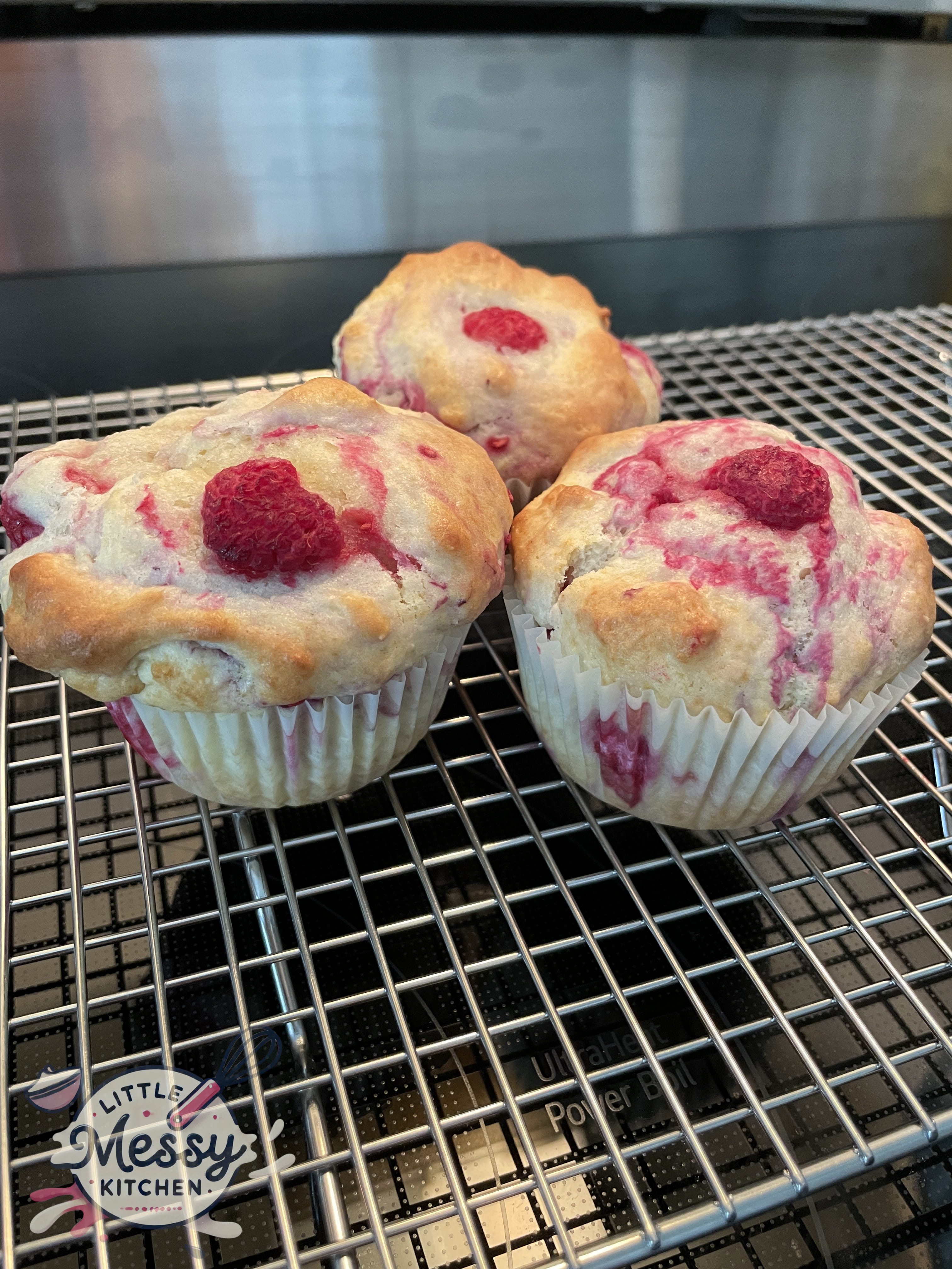 Raspberry Almond Muffins